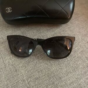 Chanel Polarized Sunglasses, leather intertwined!